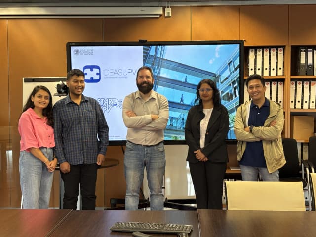 A group picture taken at Idea UPV, including our Founders Mr. Abhishek Shahi and Deepika Shahi, Exchange teachers from St. Xavier’s College, Maitighar and Mr. Israel - Idea UPV staff.