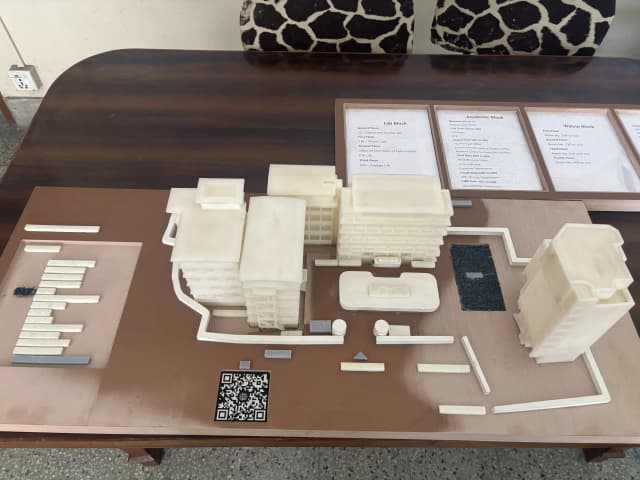 A picture of 3D Maqueta of St. Xavier’s College, Maitighar.